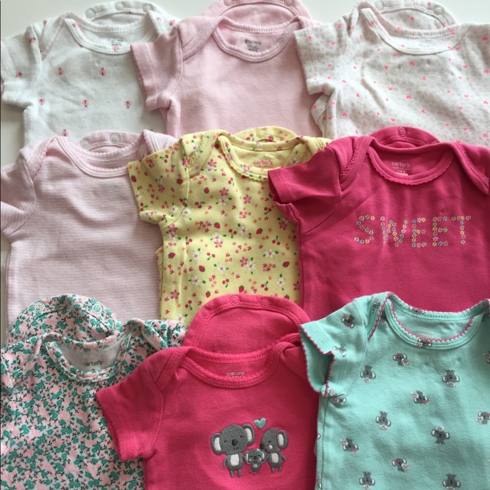 9 Carter’s onesies